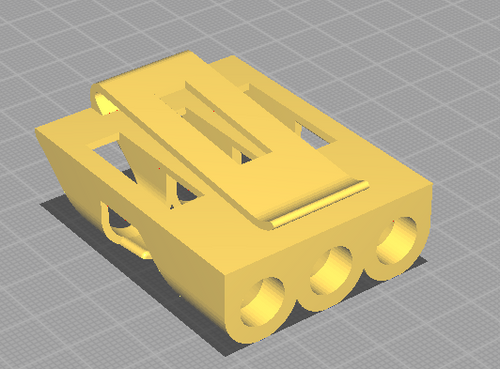 308 holder with molle attachment