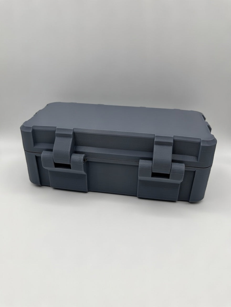 Tactical Battery Storage Box – Rugged 3D Printed Organizer (6× CR123A | 6× AA | 8× CR2032)