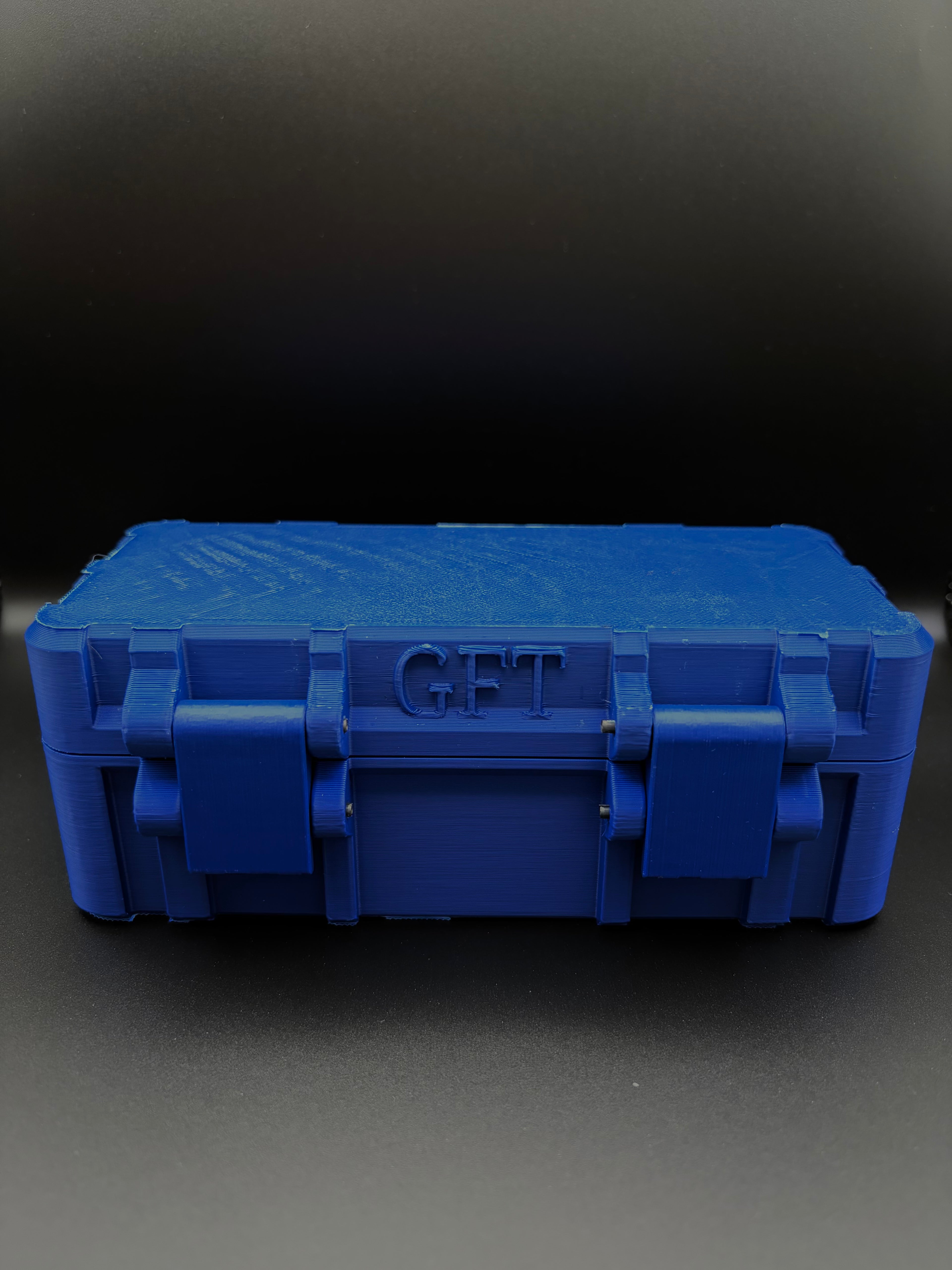 Tactical Battery Storage Box – Rugged 3D Printed Organizer (6× CR123A | 6× AA | 8× CR2032)